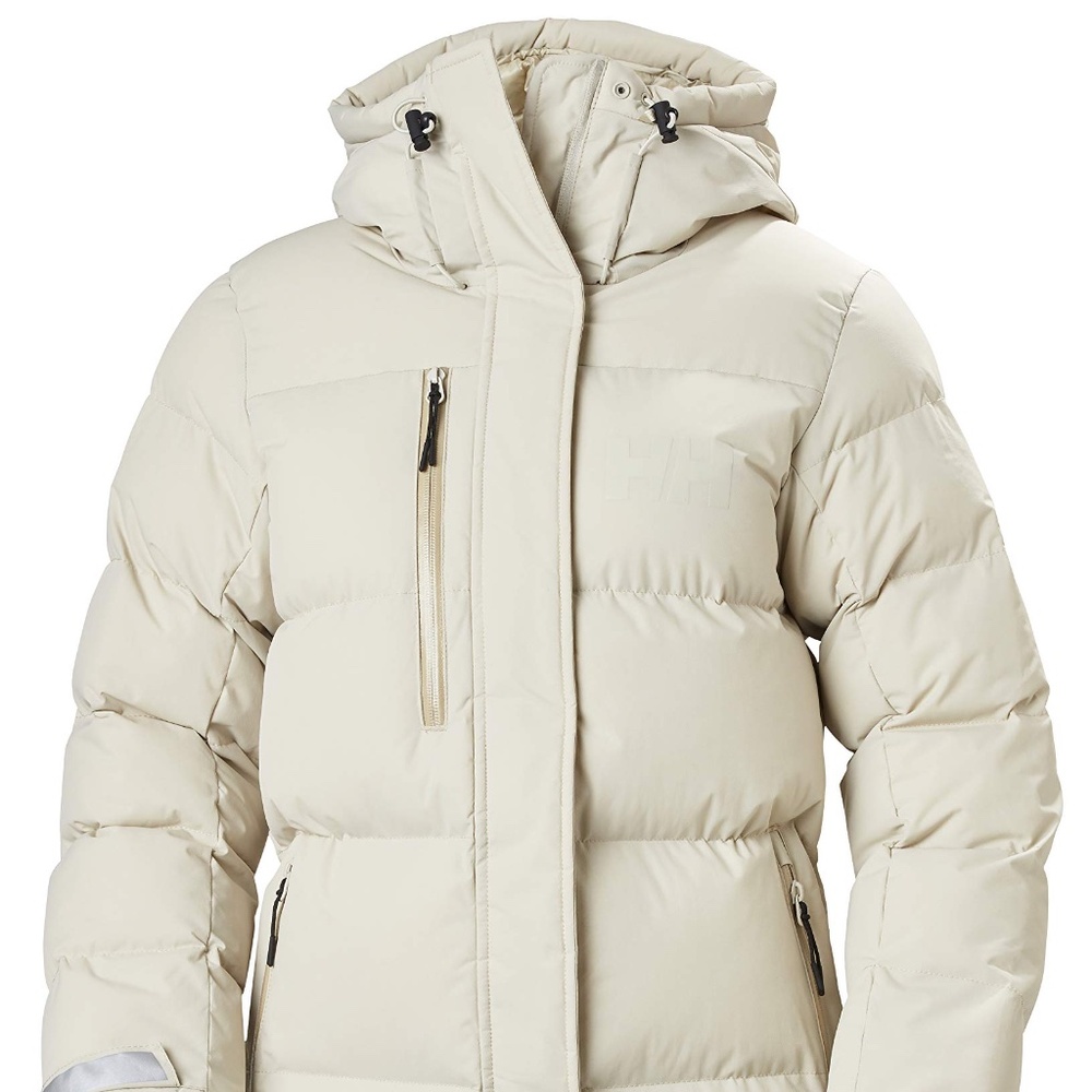 Helly Hansen Women's Adore Puffy Parka Jacket Cream White
